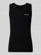 Pegador Tanktop mit Logo-Stitching und Rundhalsausschnitt in Black, Gr...