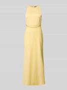 ARMANI EXCHANGE Maxikleid mit Ketten-Detail in GELB, Größe 34