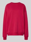 OH APRIL Oversized Sweatshirt mit Logo-Stitching Modell 'Toast' in Rot...