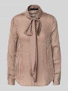 Mango Regular Fit Schluppenbluse Modell 'CORBAT' in Mittelbraun, Größe...