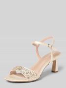 Tamaris Sandaletten mit Strassstein-Besatz in Offwhite, Größe 36