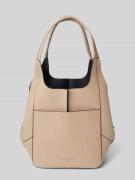 LIEBESKIND BERLIN Handtasche mit Label-Print Modell 'LILLY' in Hellgra...