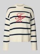 Tommy Hilfiger Regular Fit Sweatshirt aus reiner Baumwolle in Weiss, G...