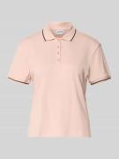 Jake*s Casual Regular Fit Poloshirt aus Baumwolle in Hellrosa, Größe L