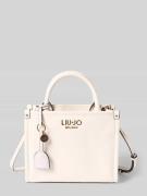 Liu Jo White Tote Bag mit Logo-Applikation Modell 'Ridhi' in Offwhite,...