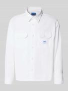 Hugo Blue Oversized Freizeithemd aus reiner Baumwolle Modell 'EKYNONE'...