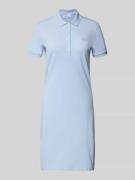 Lacoste Slim Fit Polokleid aus Baumwoll-Mix Modell 'LIONNE' in Hellbla...
