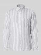 Brax Modern Fit Freizeithemd aus reinen Leinen Modell 'Daniel' in Oliv...