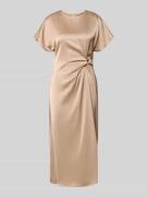 Christian Berg Cocktail Cocktailkleid mit Raffung und Kappärmeln in Mu...