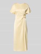 Christian Berg Cocktail Cocktailkleid mit Raffung und Kappärmeln in He...