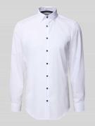 Jake*s Slim Fit Business-Hemd mit Kentkragen in Weiss, Größe 37/38