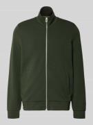 PAUL SMITH Sweatjacke mit Stehkragen und Eingrifftaschen in Dunkelgrue...