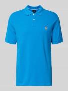 PAUL SMITH Regular Fit Poloshirt mit Knopfleiste in Blau, Größe L