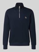 PAUL SMITH Regular Fit Sweatshirt mit Stehkragen und Reißverschluss in...