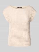 Someday Top mit Lochmuster Modell 'TARISOL' in Sand, Größe 38