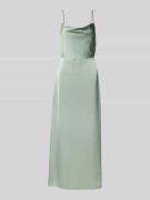 Vila Maxikleid mit Wasserfall-Ausschnitt Modell 'RAVENNA' in Schilf, G...