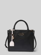 Liu Jo White Tote Bag mit Logo-Applikation Modell 'Ridhi' in Black, Gr...