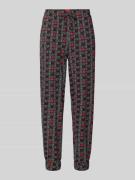 HUGO Comfort Fit Pyjama-Hose aus reiner Baumwolle Modell 'AMORO' in Ro...
