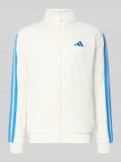 adidas Sportswear Regular Fit Trainingsjacke mit Stehkragen in Offwhit...