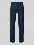 BOSS Orange Slim Fit Chino aus Baumwoll-Mix mit Leinen und Viskose-Ant...