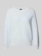 BOSS Boxy Fit Strickpullover aus reiner Baumwolle Modell 'FOVILA' in H...