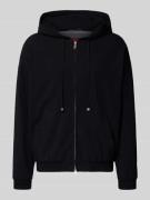 HUGO Relaxed Fit Sweatjacke aus reiner Baumwolle Modell 'Hootailored26...