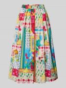 Christian Berg Woman Selection Midirock mit elastischem Bund in Rot, G...