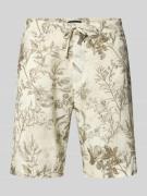 MCNEAL Shorts aus Leinen-Mix mit Eingrifftaschen in Beige, Größe L