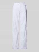 MAC Wide Leg Jeans mit Eingrifftaschen Modell 'Dream' in Weiss, Größe ...