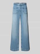 JAKE*S STUDIO WOMAN Straight Fit Jeans mit Eingrifftaschen in Jeansbla...