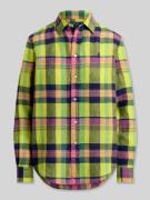 Polo Ralph Lauren Regular Fit Hemdbluse aus reinem Leinen in GELB, Grö...