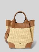 Abro Handtasche in Flecht-Optik in Beige, Größe 1