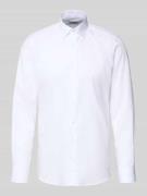 OLYMP Level Five Slim Fit Business-Hemd mit Strukturmuster und Kentkra...