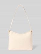 VALENTINO BAGS Hobo Bag mit Label-Details Modell 'SAMBA' in Ecru, Größ...