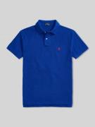 Polo Ralph Lauren Slim Fit Poloshirt aus reiner Baumwolle in Royal, Gr...