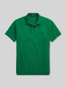 Polo Ralph Lauren Slim Fit Poloshirt aus reiner Baumwolle in Gruen, Gr...