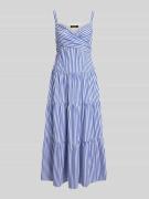 Lauren Ralph Lauren A-Linien-Kleid aus reiner Baumwolle in Hellblau, G...