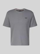 BOSS Regular Fit T-Shirt aus Baumwoll-Mix in Dunkelgrau, Größe L