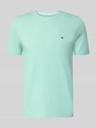 Fynch-Hatton T-Shirt mit Rundhalsausschnitt und Label-Stitching in Min...