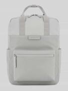 Kapten & Son Rucksack mit Label-Detail in Hellgrau, Größe 1