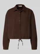 OPUS Relaxed Fit Hemdjacke aus Baumwoll-Leinen-Mix Modell 'Formente' i...