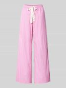 Gina Tricot Wide Fit Pyjama-Hose mit elastischem Bund Modell 'Poplin' ...