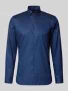 OLYMP No. Six Super Slim Fit Business-Hemd mit Kentkragen und Struktur...