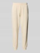 EA7 Emporio Armani Sweatpants aus Baumwoll-Mix in Sand, Größe L