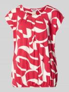 ZABAIONE Regular Fit Bluse aus Viskose-Mix Modell 'Minou' in Rot, Größ...