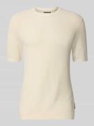 Marc O'Polo Regular Fit T-Shirt aus Baumwoll-Leinen-Mix in Offwhite, G...