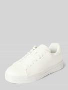 SELECTED HOMME Low Top Sneaker aus echtem Leder Modell 'DAVID' in Weis...