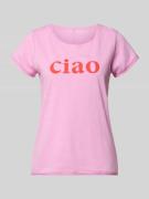 Christian Berg Woman T-Shirt mit Statement-Print und Rundhalsausschnit...