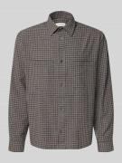 Wood Wood Regular Fit Freizeithemd mit Kentkragen Modell 'Nico' in Bla...