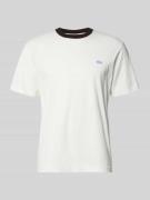 Lacoste Regular Fit T-Shirt aus reiner Baumwolle in Offwhite, Größe L